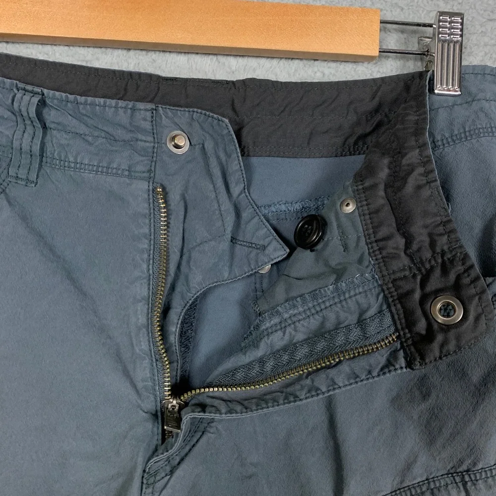 Kuhl The Outsider Pants Men's 32 x 32 Gray Waxed Canvas Hiking Technical Outdoor